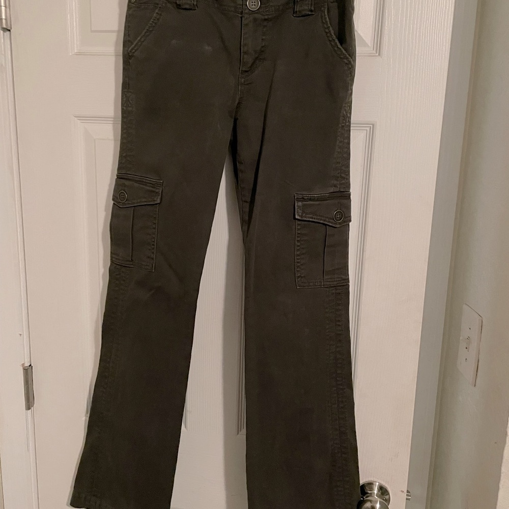 26X33 Sanctuary Olive Cargo bootcut
